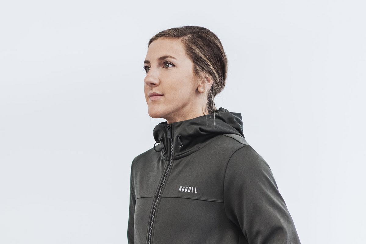 Nobull Softshell Women's Jackets Deep Grey | Australia (AR7536)